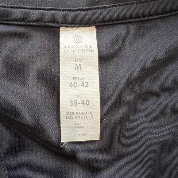 Balance Collection Black Racerback Tank - Picture 2 of 2